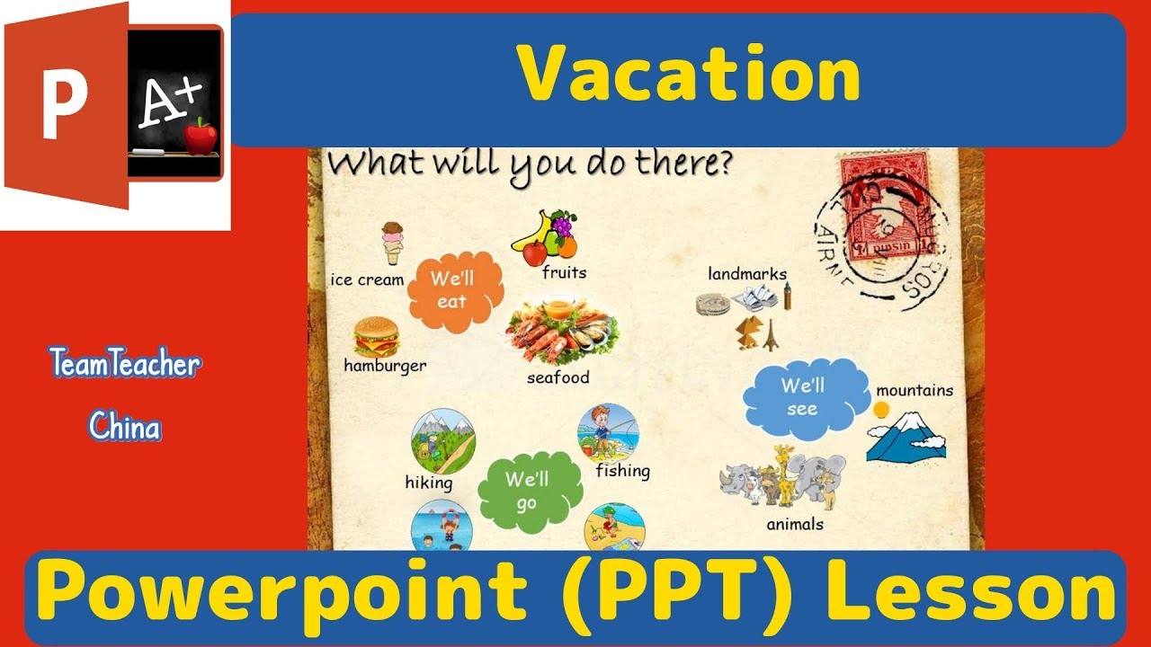 Read more about the article Vacations (Holidays) – ESL Powerpoint Lesson Plan  | Download Free PPT from Link