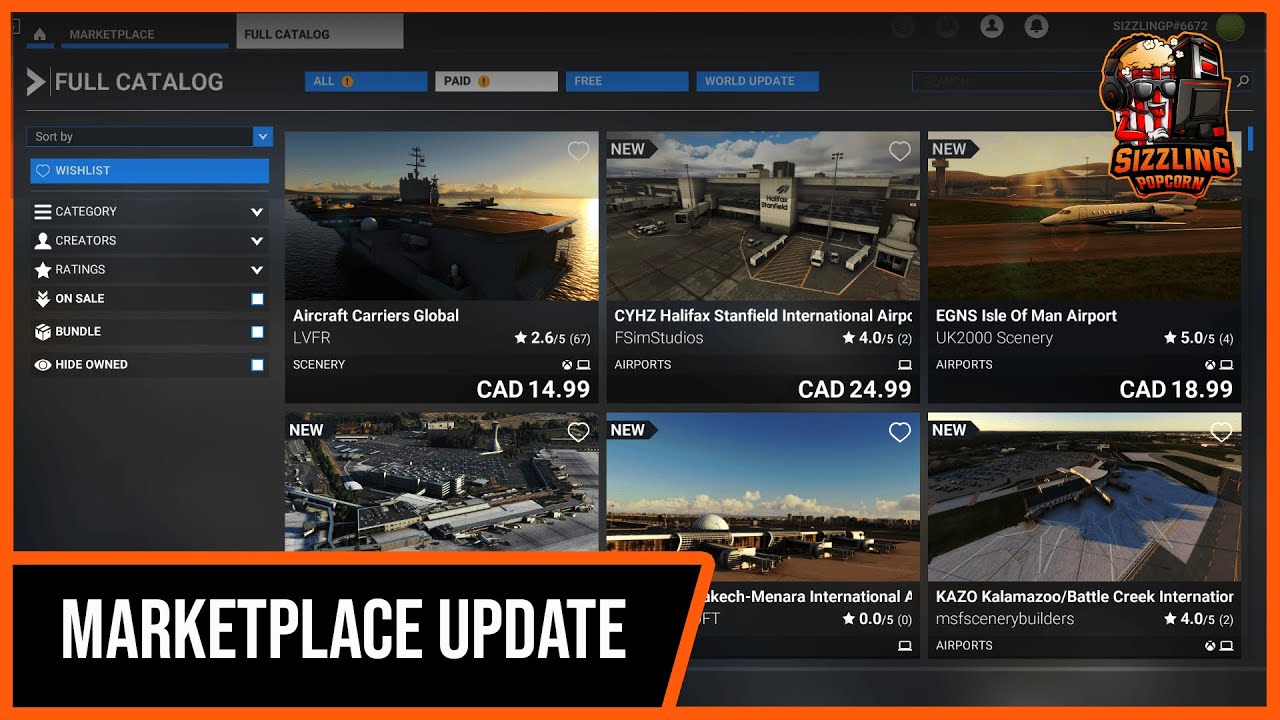 Read more about the article Microsoft Flight Simulator 2020 | Marketplace Update | Flightbeam, Turtle Beach, Thrustmaster & More