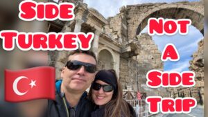 Read more about the article Side Turkey Ruins, Not a Side Trip (Turkiye 2022 History & Tourism Near Antalya and Alanya Turkey)