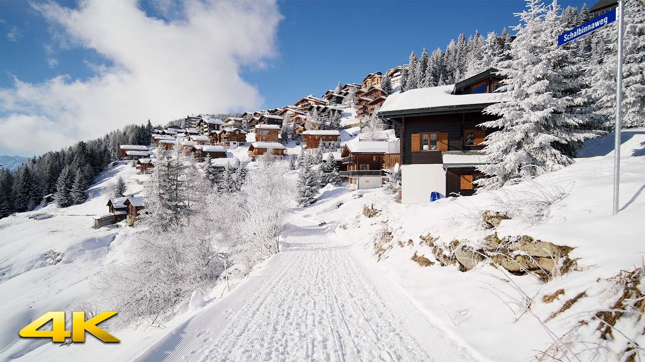 You are currently viewing Bettmeralp pt2  , Switzerland Hidden Gem 4K 60P 🇨🇭 ❄ Walk Tour With Ambient Sounds