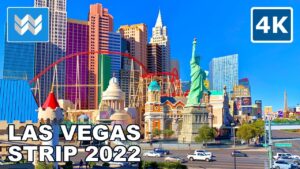 Read more about the article [4K] Las Vegas Strip 2022 FULL Walking Tour & Travel Guide Vlog 🎧 Binaural City Sound | Treadmill