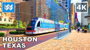 Read more about the article [4K] Downtown Houston in Texas, USA – Walking Tour & Travel Guide 🎧 Binaural City Sound