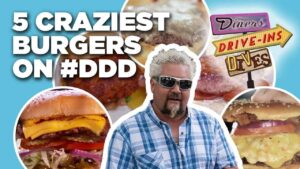 Read more about the article Top 5 Most-INSANE Burgers Guy Fieri Has Tried on Diners, Drive-Ins and Dives | Food Network