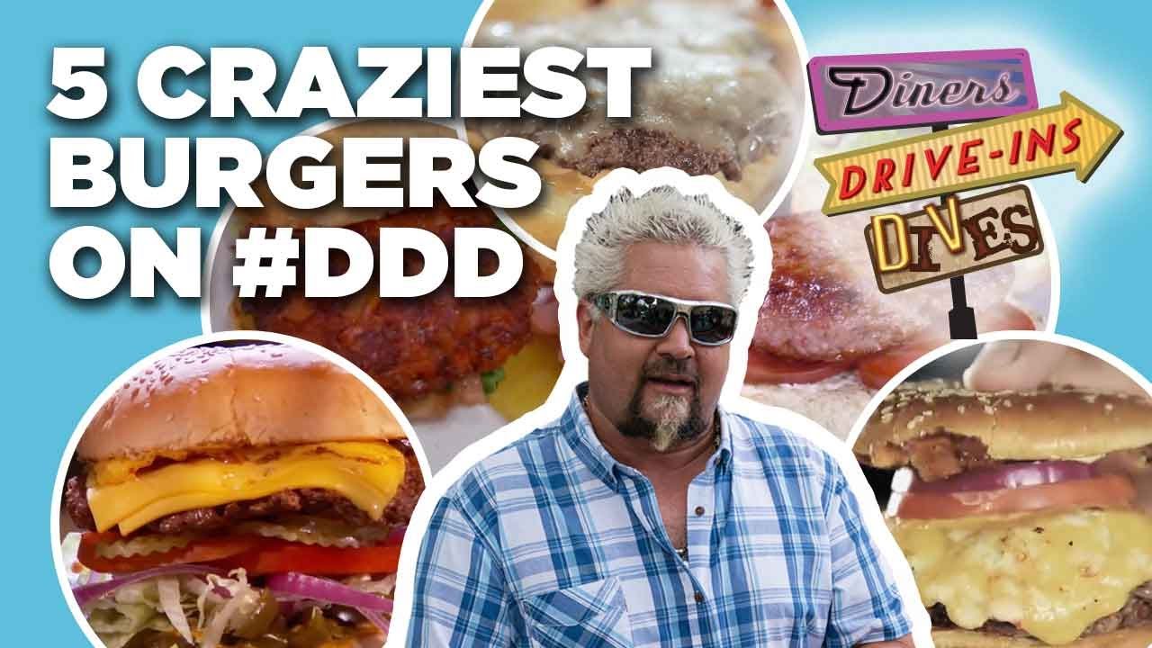 Read more about the article Top 5 Most-INSANE Burgers Guy Fieri Has Tried on Diners, Drive-Ins and Dives | Food Network